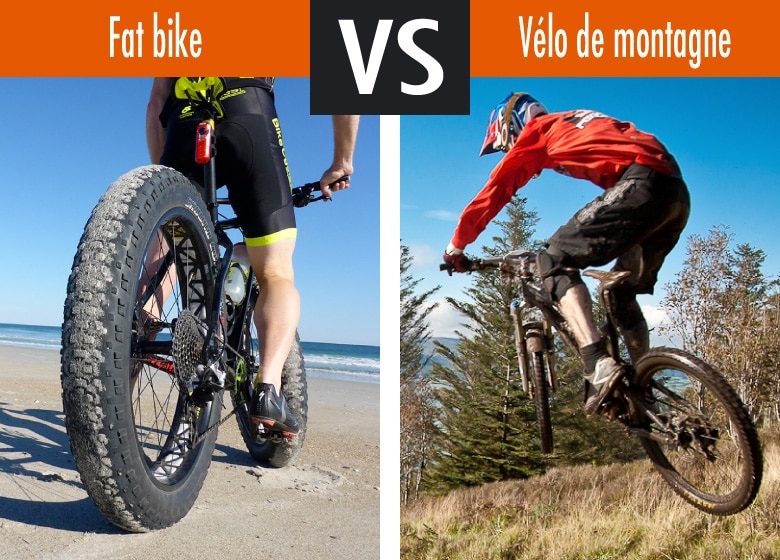 Fat bike ou vélo de montagne - Lequel dois-je choisir?