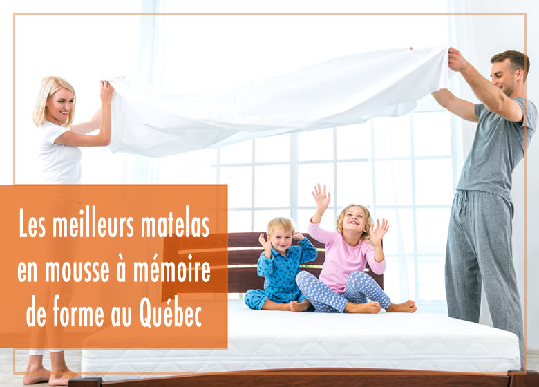Les meilleurs matelas en mousse à mémoire de forme au Québec